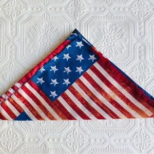 4/$20 Sale! American Patriotic Scarf Handkerchief